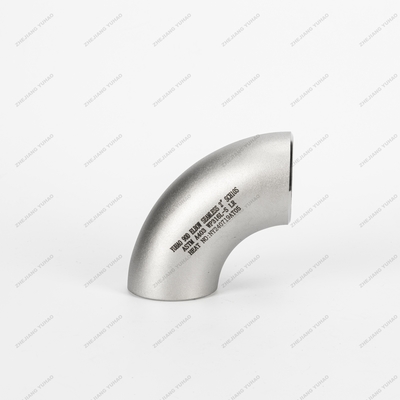 304 304L Acero inoxidable Butt Soldado Accesorios de tubería de 90 grados Conexión de codo Tipo Butt Soldado ASTM AISI GB DIN JIS
