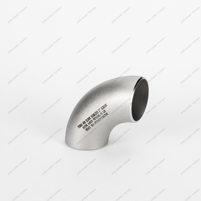 SCH20-SCH180 Codo de acero inoxidable BW Butt Saldado de tubos de ajuste de 90 grados LR Codo para el grado químico 304L