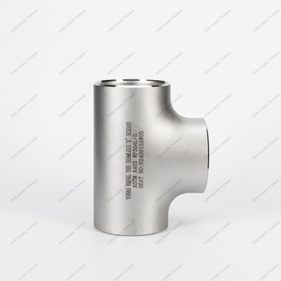 DN15-DN800 de acero inoxidable personalizado Tee Butt soldado recto igual