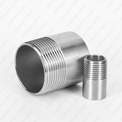 Stainless Steel Welded Nipple Fittings 316 304 Carbon BSP NPT Threaded