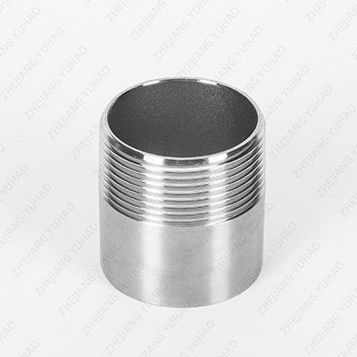 Precision turning and Forging Stainless Steel Threaded Pipe Fittings Welded Welding Nipple for Chemical