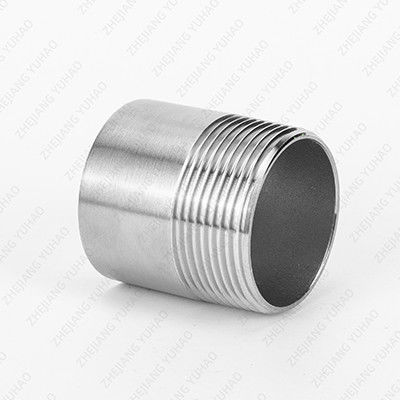 Stainless Steel Threaded Pipe Fittings Welded Welding Nipple for Decoration