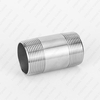 BSPT, BSPP, NPT, PS, DIN, G Stainless Steel Barrel Nipple Union Type Male SS Double Pipe Nipples