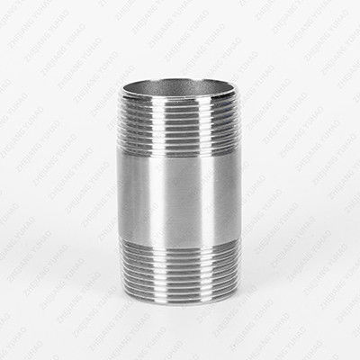 Stainless Steel Male Threaded Barrel Nipple 1/2-48 Inch