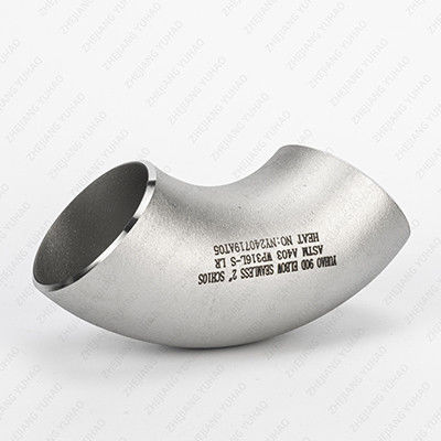 SCH5s-SCH160s El codo de acero inoxidable de 90 grados perfecto para conexiones soldadas en la industria de alimentos y bebidas