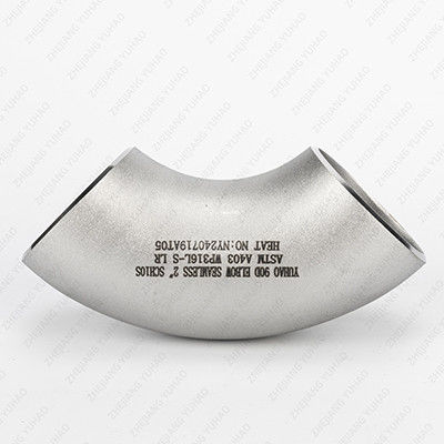 Polishing DN6-DN800 Codo de acero inoxidable BW Accesorios de tubería 90 grados LR Codo