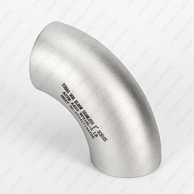 DN6-DN700 Codo de acero inoxidable con accesorios de tubería BW de 90 grados y estándar AISI