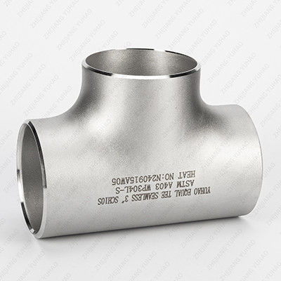 SCH5-SCH160 DN15-DN1200 Tubos de soldadura de acero inoxidable BW Accesorios para tuberías iguales Tee