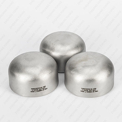 SUS 304 316L สแตนเลส Butt welded ท่อปลาย Cap ปลาย Cap
