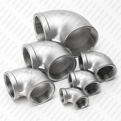Stainless Steel 90 Degree Female Thread Elbow 1/2'' to 48''