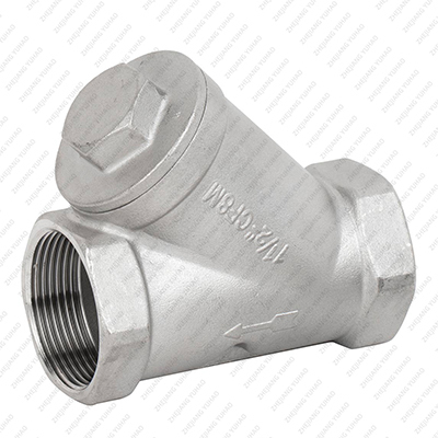 Válvula de filtro de tipo Y de acero inoxidable BSPT BSPP NPT DIN
