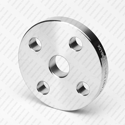 Stainless Steel Plate Flange with Flat Face Design ASTM A182 F304/F316 ANSI B16.5 Class 150 for Full-Face Gasket Compatibility