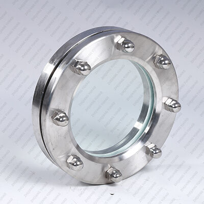304/316 Stainless Steel Sight Glass Flange | ASTM A182/ANSI B16.5, Industrial Viewing Flange